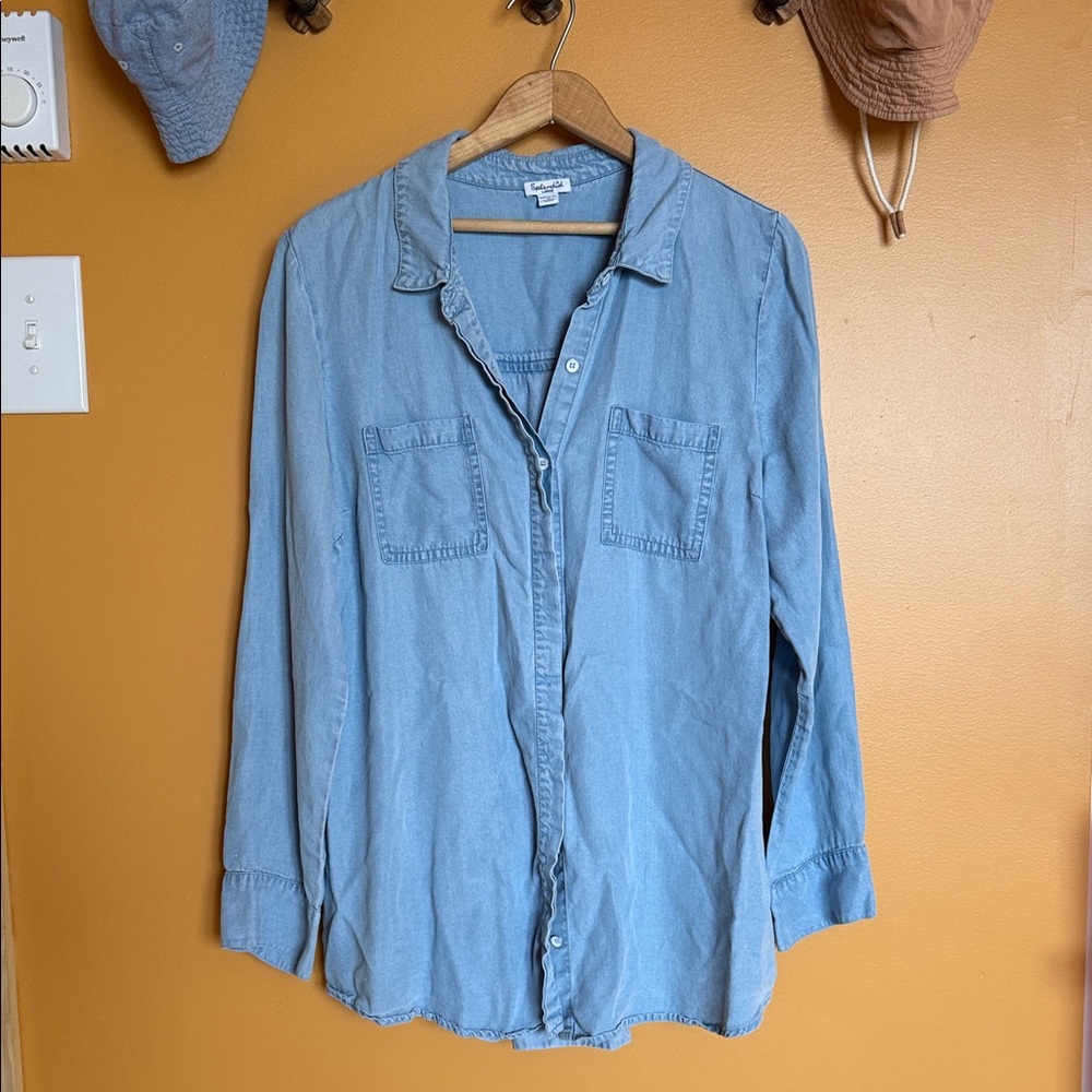 Splendid Long Sleeve Top, Size Large